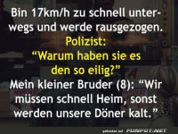 D�ner-Rettungsaktion im Eiltempo!