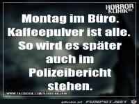 Montag im Buero