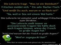 Lehrerin fragt