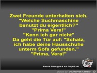 Zwei Freunde unterhalten sich