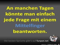 Der Mittelfinger