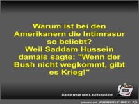 Warum ist bei den Amerikanern die Intimrasur so beliebt?