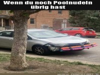 Poolnudeln �brig gehabt