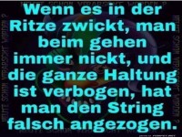 Falsch angezogen