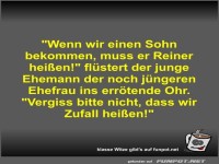 Wenn wir einen Sohn bekommen