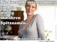 Humorvolles Spruchbild aus der K�che