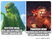 Rentenalter: Die deutsche Ruhe vs. franz�sische Rage