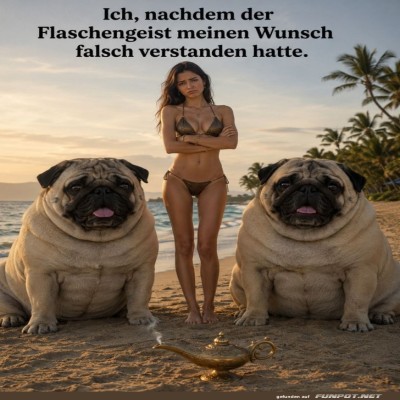 Flaschengeist-Fauxpas-am-Strand.jpg von Valentina