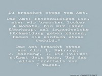�mter und die Kunst der Geduld