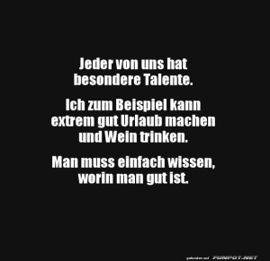 fun-Bild: Profi im Relaxen und Weintrinken