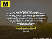 es gibt drei Dinge