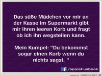 Wenn man einen Korb bekommt