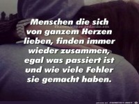 Menschen, die sich von ganzem Herzen lieben,......