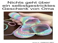 Was Selbstgestricktes von Oma