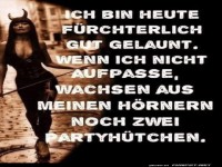 Gut gelaunt mit Humor und H�rnern