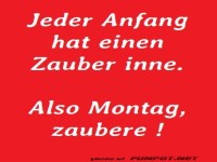 Motivationsspruch fr den Wochenstart