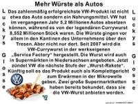 Mehr Wrste als Autos