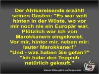 Der Afrikareisende erz�hlt seinen G�sten