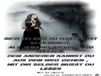 sich selber zu hassen 