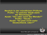 Neulich in der m�ndlichen Pr�fung