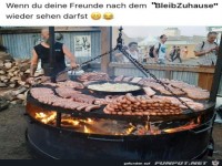 Grillen nach der Quarant�ne