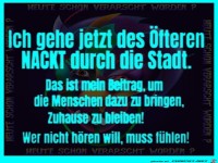 Ich gehe jetzt des �fteren...