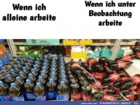 Mit und ohne Beobachtung arbeiten