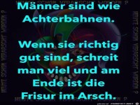Frisur im Arsch