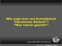 Wie sagt man auf Schw�bisch 