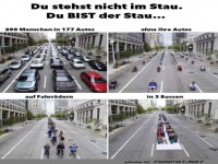 Du bist der Stau, nicht im Stau