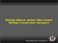 B�rtige M�nner gehen �fter fremd!