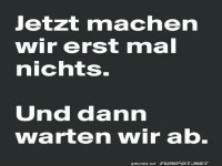 Strategie des Jahres: Nichts tun!