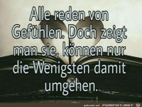 alle reden von Gefhlen.......