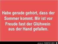 habe gerade gehrt:......