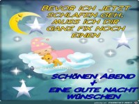 Bevor ich jetzt schlafen geh