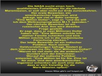 Die NASA sucht einen hoch qualifizierten Freiwilligen f�r...