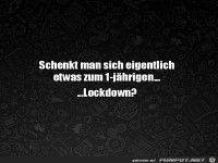 Geschenk zum Einj�hrigen