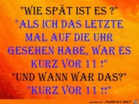 Kurz vor 11