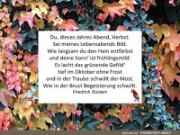 Herbst Lebensabend