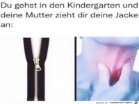 Hals in Rei�verschluss