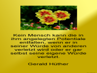 kein mensch kann die ihm angelegten potentiale