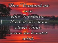 Fahrkarte fr den Verstandsexpress