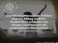 dankbare Menschen