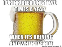 Bier 2x im Jahr