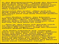 in der Benimmschule........