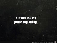 Auf der ISS ist jeder Tag Alltag