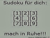 Schweres Sudoku