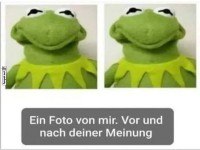 Vorher-Nachher: Meinungen knnen einen verndern