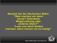 Neulich bei der Deutschen Bahn
