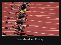 Der B�rosprint ins Wochenende